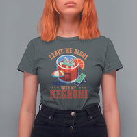 Negroni Cocktail T Shirt For Women Leave Me Aloni With My Negroni Drinker Drinking - Wonder Print Shop