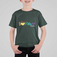 Cute Summer Vacation T Shirt For Kid Hello Summer Happy Last Day Sunshine Lemon - Wonder Print Shop