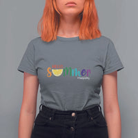 Cute Summer Vacation T Shirt For Women Hello Summer Happy Last Day Sunshine Lemon - Wonder Print Shop