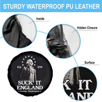Funny Suck It England Spare Tire Cover 4th of July 1776 George Washington - Wonder Print Shop