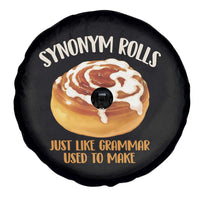 Funny Synonym Rolls Just Like Grammar Used To Make Spare Tire Cover Cinnamon Rolls Grammar Pun