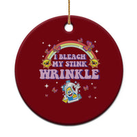 Funny I Bleach My Stink Wrinkle Ceramic Ornament Gag Adult Humor Rainbow Bleach Bottle - Wonder Print Shop