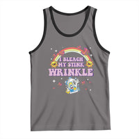 Funny I Bleach My Stink Wrinkle Tank Top Gag Adult Humor Rainbow Bleach Bottle - Wonder Print Shop