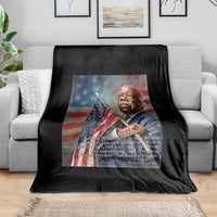 John Lewis Throw Blanket My Philosophy Is Very Simple Get In Good Trouble Necessary Trouble - Wonder Print Shop