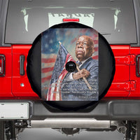 John Lewis Spare Tire Cover My Philosophy Is Very Simple Get In Good Trouble Necessary Trouble - Wonder Print Shop