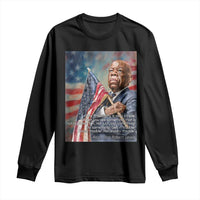 John Lewis Long Sleeve Shirt My Philosophy Is Very Simple Get In Good Trouble Necessary Trouble - Wonder Print Shop