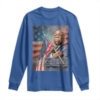 John Lewis Long Sleeve Shirt My Philosophy Is Very Simple Get In Good Trouble Necessary Trouble - Wonder Print Shop