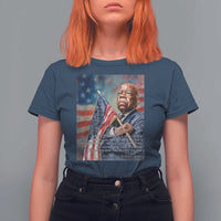 John Lewis T Shirt For Women My Philosophy Is Very Simple Get In Good Trouble Necessary Trouble - Wonder Print Shop