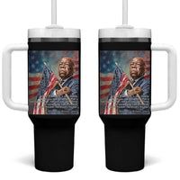 John Lewis Tumbler With Handle My Philosophy Is Very Simple Get In Good Trouble Necessary Trouble - Wonder Print Shop