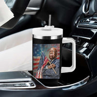 John Lewis Tumbler With Handle My Philosophy Is Very Simple Get In Good Trouble Necessary Trouble - Wonder Print Shop