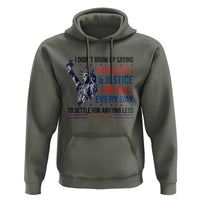 Funny I Didn't Grow Up Saying With Liberty And Justice For All Hoodie - Wonder Print Shop
