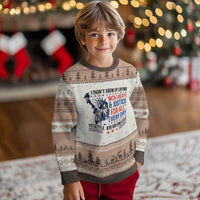 Funny I Didn't Grow Up Saying With Liberty And Justice For All Ugly Christmas Sweater - Wonder Print Shop