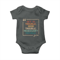 Funny Get In Good Necessary Trouble Baby Onesie John Lewis Civil Rights Social Justice - Wonder Print Shop