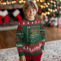 Funny Get In Good Necessary Trouble Knitted Sweatshirt John Lewis Civil Rights Social Justice - Wonder Print Shop