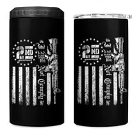 2nd Amendment I Will Not Comply 4 in 1 Can Cooler Tumbler AR15 Pro-Gun Rights American Flag - Wonder Print Shop