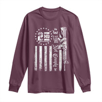 2nd Amendment I Will Not Comply Long Sleeve Shirt AR15 Pro-Gun Rights American Flag - Wonder Print Shop