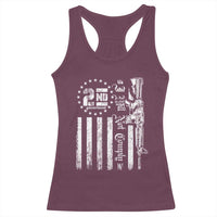 2nd Amendment I Will Not Comply Racerback Tank Top AR15 Pro-Gun Rights American Flag - Wonder Print Shop
