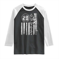 2nd Amendment I Will Not Comply Raglan Shirt AR15 Pro-Gun Rights American Flag - Wonder Print Shop