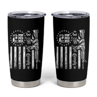 2nd Amendment I Will Not Comply Tumbler Cup AR15 Pro-Gun Rights American Flag - Wonder Print Shop