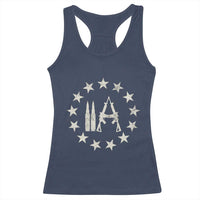 2nd Amendment AR15 Bullet Stars Patriotic Gun Rights Racerback Tank Top - Wonder Print Shop