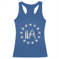 2nd Amendment AR15 Bullet Stars Patriotic Gun Rights Racerback Tank Top - Wonder Print Shop