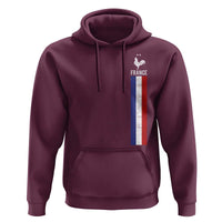 France Football Coq Soccer Throwback Jersey Style Hoodie Vintage French Flag