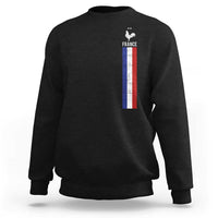 France Football Coq Soccer Throwback Jersey Style Sweatshirt Vintage French Flag