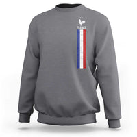 France Football Coq Soccer Throwback Jersey Style Sweatshirt Vintage French Flag