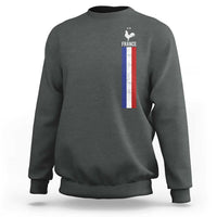 France Football Coq Soccer Throwback Jersey Style Sweatshirt Vintage French Flag