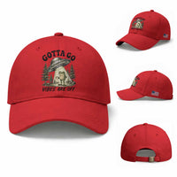 Funny Frog Alien Abduction Baseball Cap Gotta Go Vibes Are Off UFO Forest