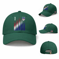 Cape Verde Flag Retro Sports Cabo Verdean Roots Baseball Cap