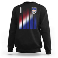 Cape Verde Flag Retro Sports Cabo Verdean Roots Sweatshirt