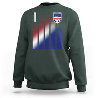 Cape Verde Flag Retro Sports Cabo Verdean Roots Sweatshirt