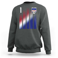 Cape Verde Flag Retro Sports Cabo Verdean Roots Sweatshirt