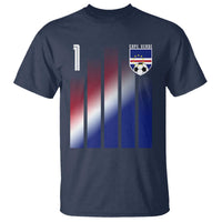 Cape Verde Flag Retro Sports Cabo Verdean Roots T Shirt
