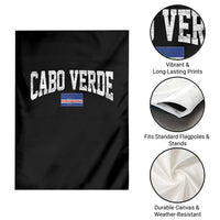 Cabo Verde Sports Throwback Garden Flag Cape Verdean Pride Lovers