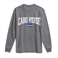 Cabo Verde Sports Throwback Long Sleeve Shirt Cape Verdean Pride Lovers