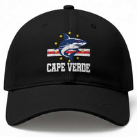 Vintage Cape Verde Shark Cabo Verdean Roots Baseball Cap