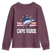 Vintage Cape Verde Shark Cabo Verdean Roots Youth Sweatshirt