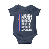 Cape Verde Cuisine Baby Onesie Linguica Cachupa Gufong Cabo Verde Heritage