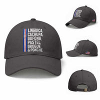 Cape Verde Cuisine Baseball Cap Linguica Cachupa Gufong Cabo Verde Heritage