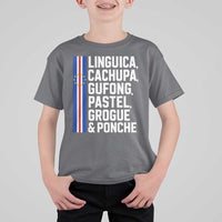Cape Verde Cuisine T Shirt For Kid Linguica Cachupa Gufong Cabo Verde Heritage
