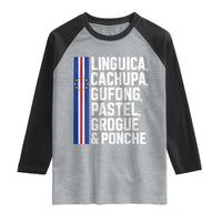 Cape Verde Cuisine Raglan Shirt Linguica Cachupa Gufong Cabo Verde Heritage
