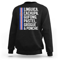Cape Verde Cuisine Sweatshirt Linguica Cachupa Gufong Cabo Verde Heritage