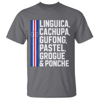 Cape Verde Cuisine T Shirt Linguica Cachupa Gufong Cabo Verde Heritage