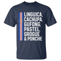 Cape Verde Cuisine T Shirt Linguica Cachupa Gufong Cabo Verde Heritage