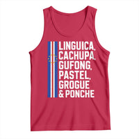 Cape Verde Cuisine Tank Top Linguica Cachupa Gufong Cabo Verde Heritage