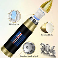 Half Cape Verdean Half American Bullet Tumbler Cabo Verdean Roots Vintage Cape Verde Flag