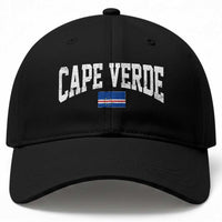 Cape Verde Sports Throwback Baseball Cap Cabo Verdean Pride