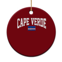 Cape Verde Sports Throwback Ceramic Ornament Cabo Verdean Pride